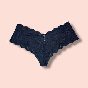 Black Lace Boyshort Panty